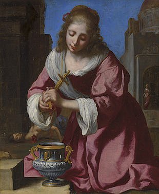 Ян Вермеер (Вермеер Делфтский)Святая Пракседа, 1655Christie’s, ЛондонНаследники Барбары Пясецкой-Джонсон — анонимный покупатель10,7 млн долларов