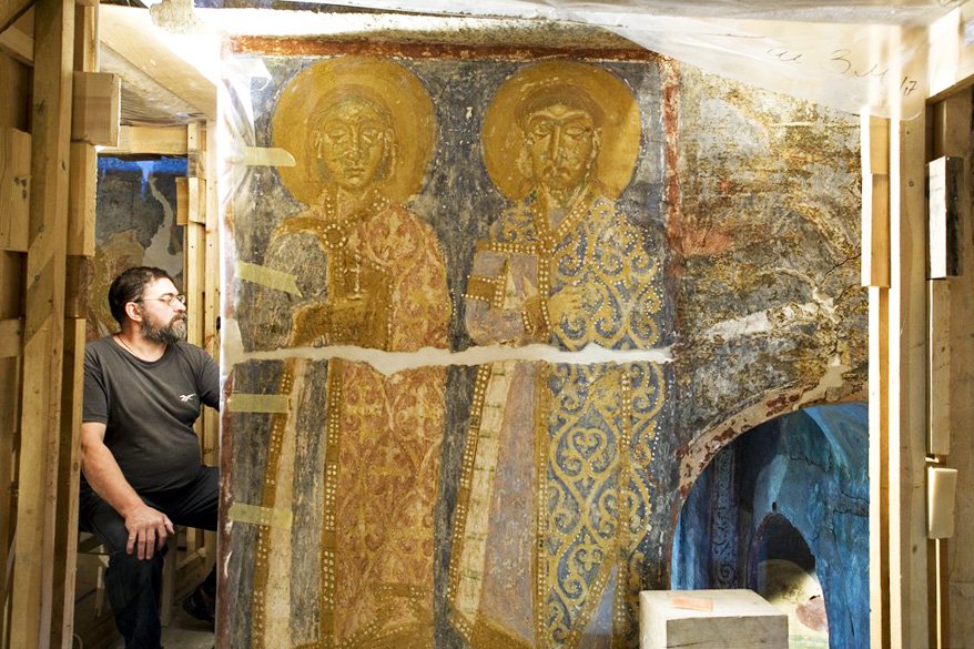 Полоцкий Спасо-Евфросиниевский монастырь. Реставратор Владимир Сарабьянов