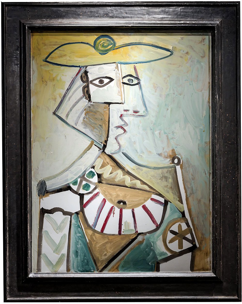 Пабло Пикассо. «Бюст в шляпе». 1972. Галерея Van de Weghe Fine Art