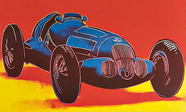Энди Уорхол. Mercedes-Benz Formel-Rennwagen W 125. 1986