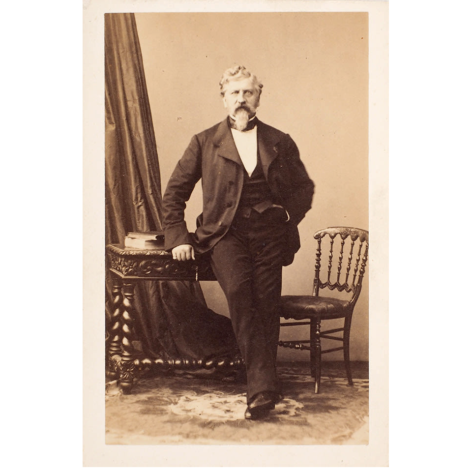 Визитная фотография Жоржа Дантеса. Фотограф Андре Дисдери. Париж, 1865. Фото: Аукционный дом «Литфонд»
