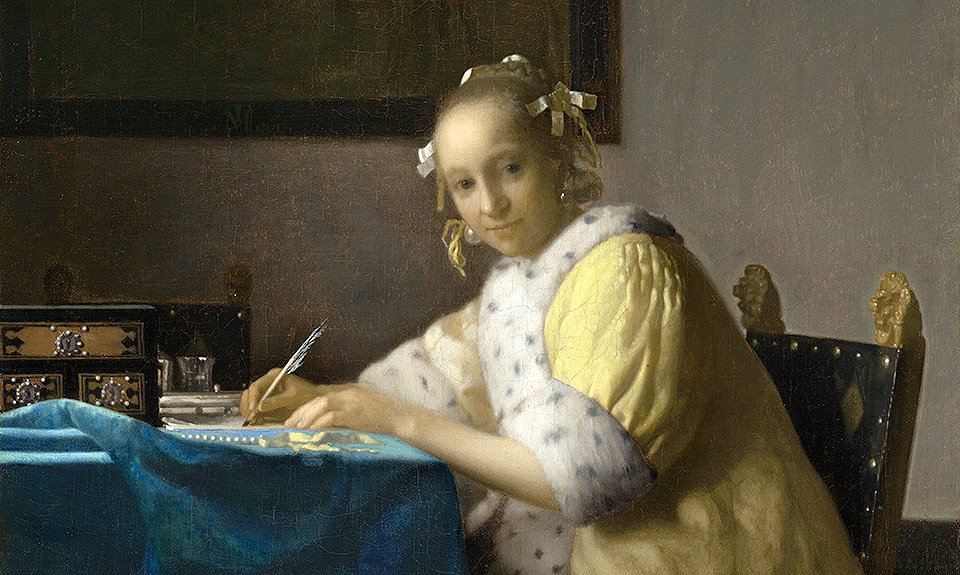 Ян Вермеер. «Дама, пишущая письмо». 1664–1667. Фото: National Gallery of Art, Washington