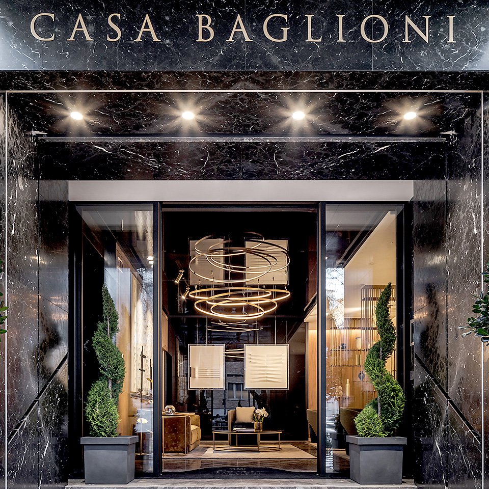 Парадный вход бутик-отеля Casa Baglioni в Милане. Фото: Baglioni Hotels & Resorts