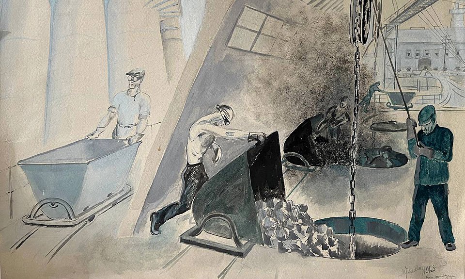 Сергей Лучишкин. «Цементный завод». 1929. Фото: АртСреда