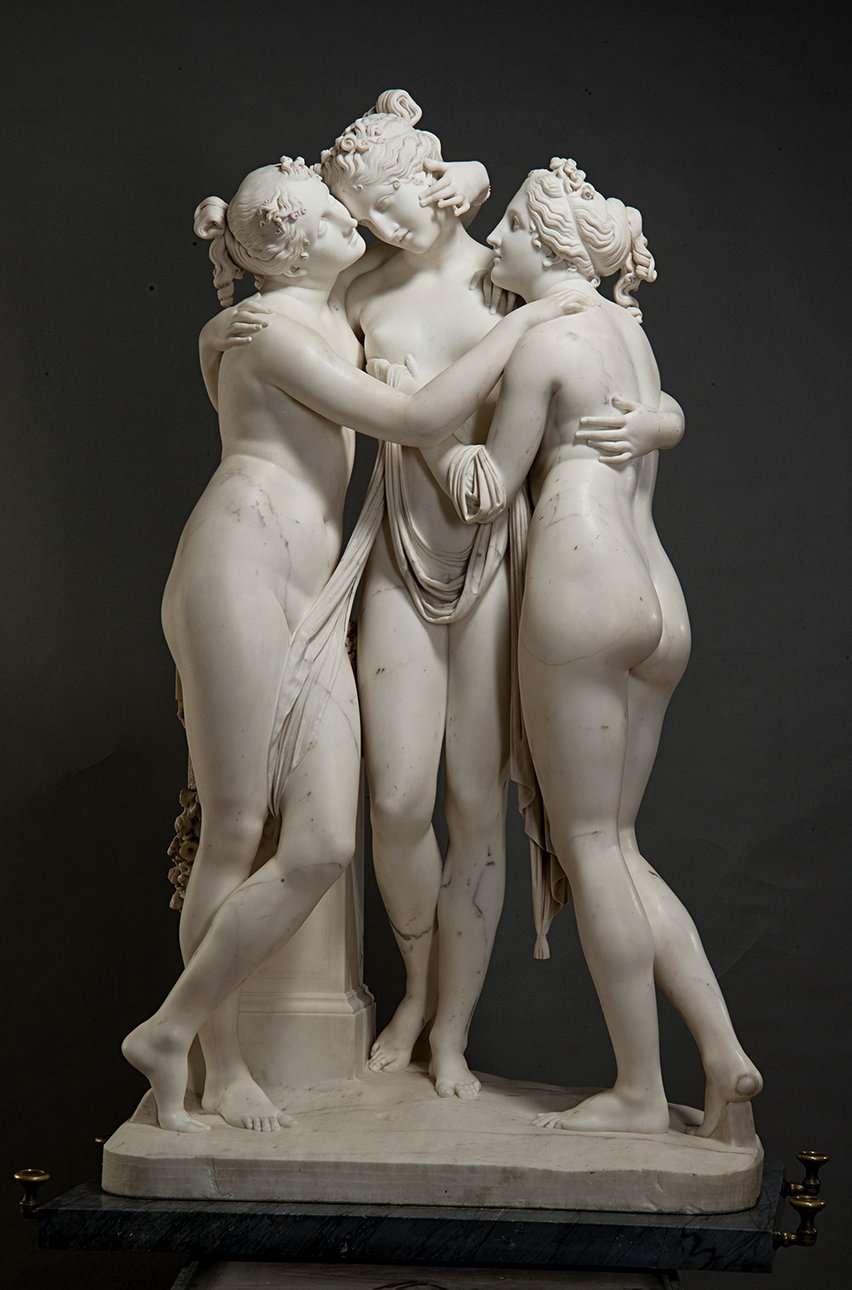 Антонио Канова. «Три грации». Фото: Leonard Kheifets, San Pietroburgo, Museo Statale Ermitage, 2019