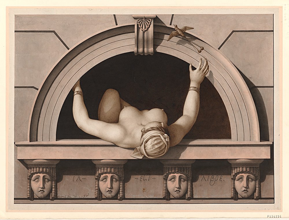 Жан-Жак Лекё. «Он свободен». 1798. Фото: Bibliothèque nationale de France