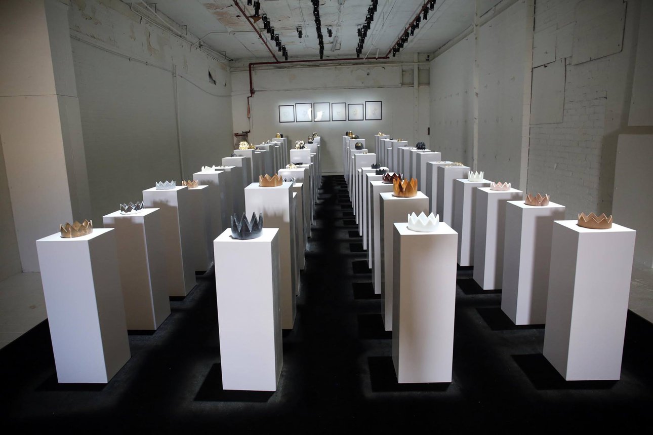 Инсталляция Hypercaine Саймона Берча в галерее 14th Factory. Фото: The 14th Factory
