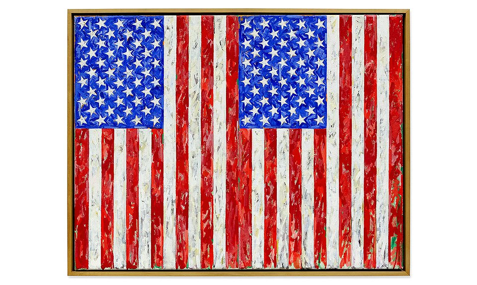 Джаспер Джонс. «Флаги». 1986. Фото: Sotheby's