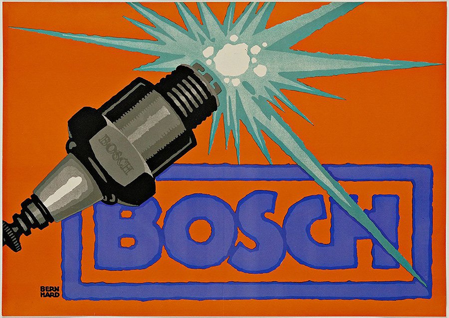 Люсьен Бернхард. Bosch. 1914. Фото: MoMA/The Lauder Foundation/Leonard and Evelyn Lauder Fund