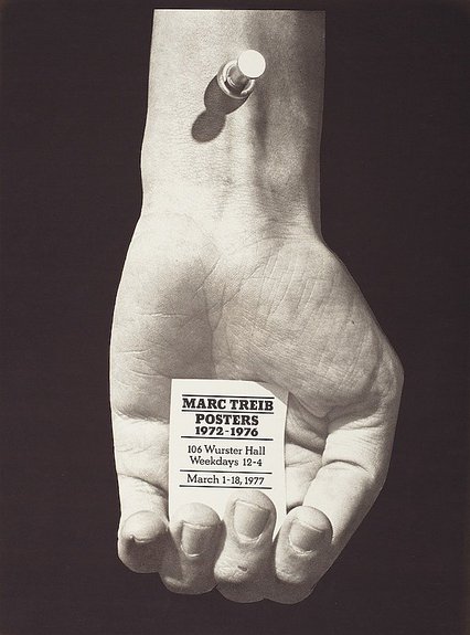 Marc Treib, exhibition poster for Marc Treib Posters 1972–1976, 1977, Los Angeles County Museum of Art, Marc Treib Collectio
