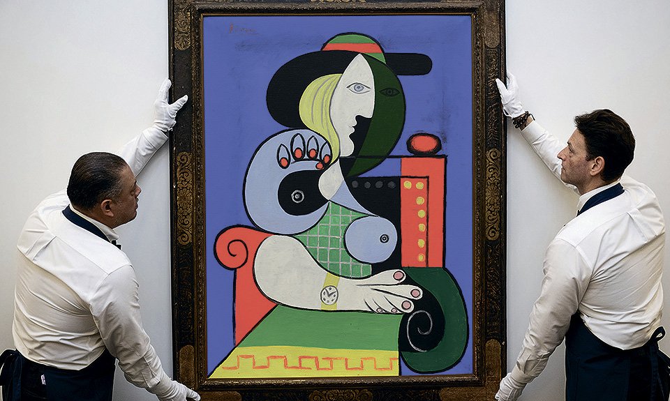 Картину Пабло Пикассо 1932 года «Женщина с часами» преподносят как уникальную. Фото: Alexi J. Rosenfeld/Sotheby's