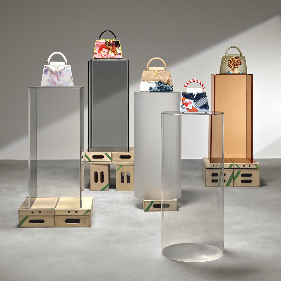 Авторские версии сумок нового выпуска проекта Artycapucines. Фото: Louis Vuitton