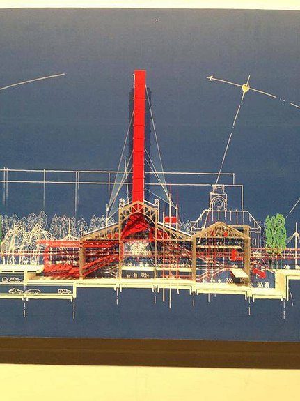 Эскиз проекта реконструкции ГЭС-2. Фото: V–A–C