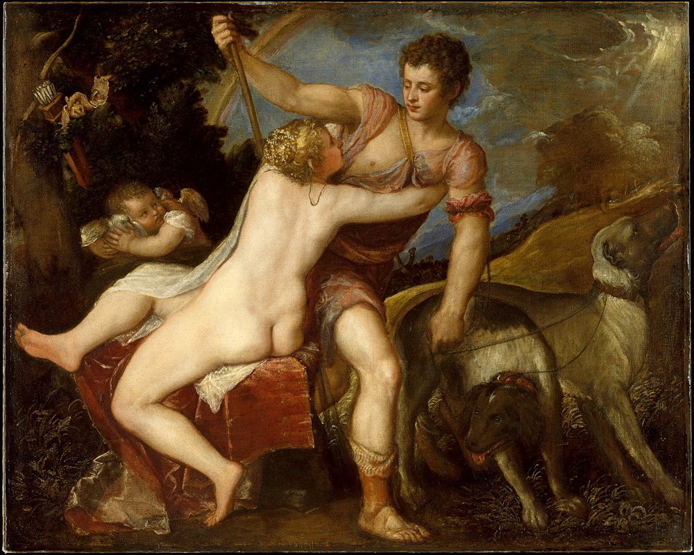Тициан. «Венера и Адонис». Около 1553. Фото: The Metropolitan Museum of Art