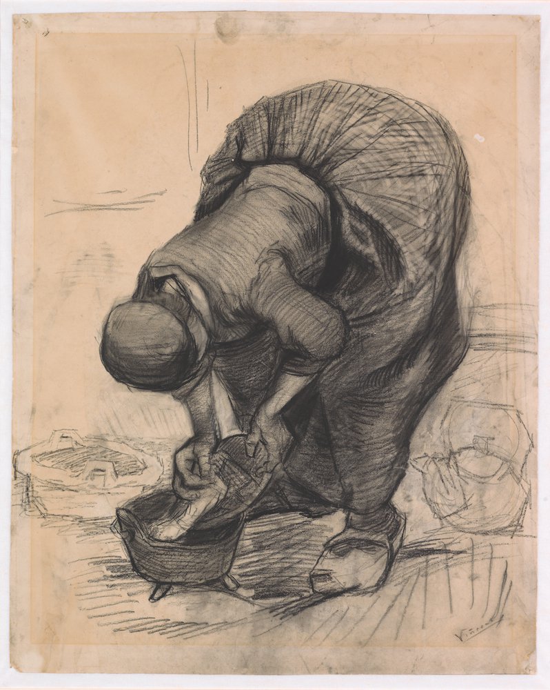 Винсент ван Гог. «Крестьянка, чистящая горшок». 1885. Фото: Rik Klein Gotink/Kröller-Müller Museum
