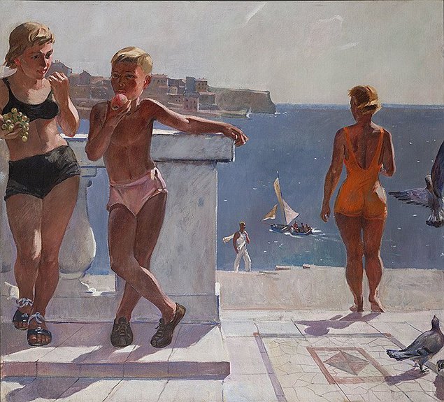 Александр Дейнека. «В Севастополе». 1956