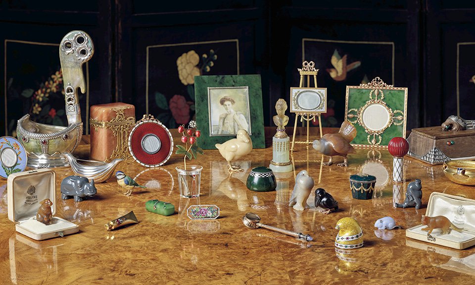 Предметы из коллекции Фаберже Гарри Вульфа. Фото: Christie’s