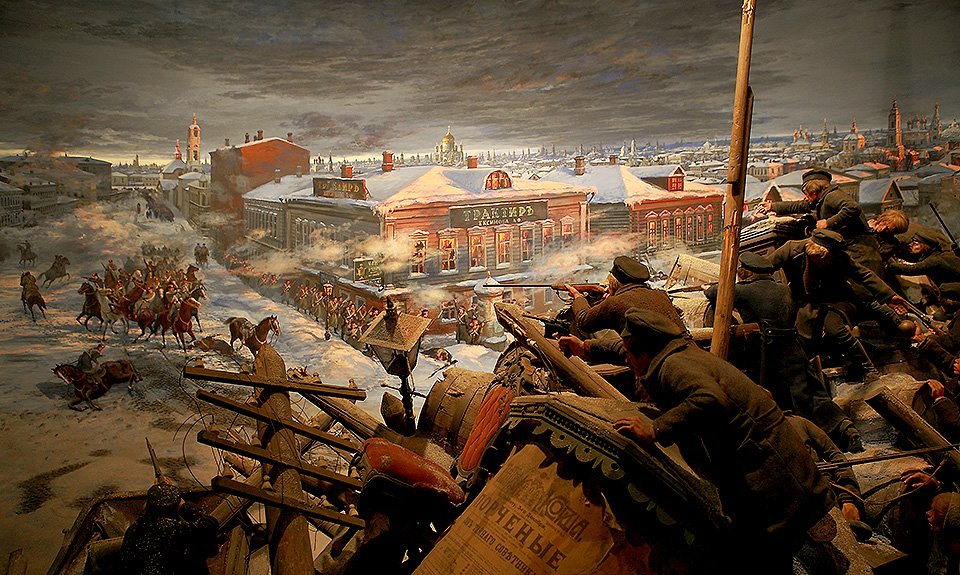 «Героическая Пресня». 1905. Ефим Дешалыт. 1982. Действует в музее «Пресня». Фото: Музей «Пресня».