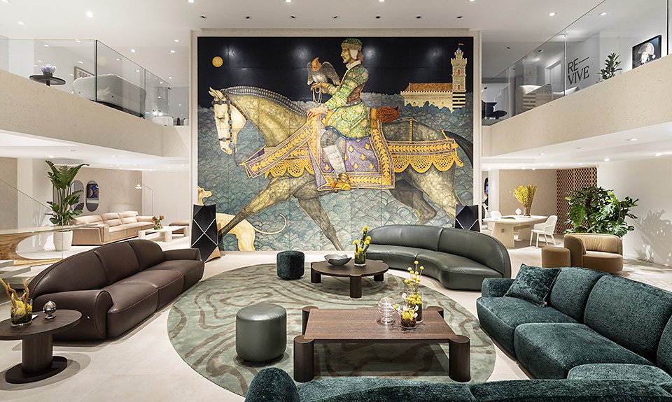 На прошедшем в Милане Salone del mobile бренд Natuzzi Italia презентовал множество интересных новинок.  Фото: Natuzzi