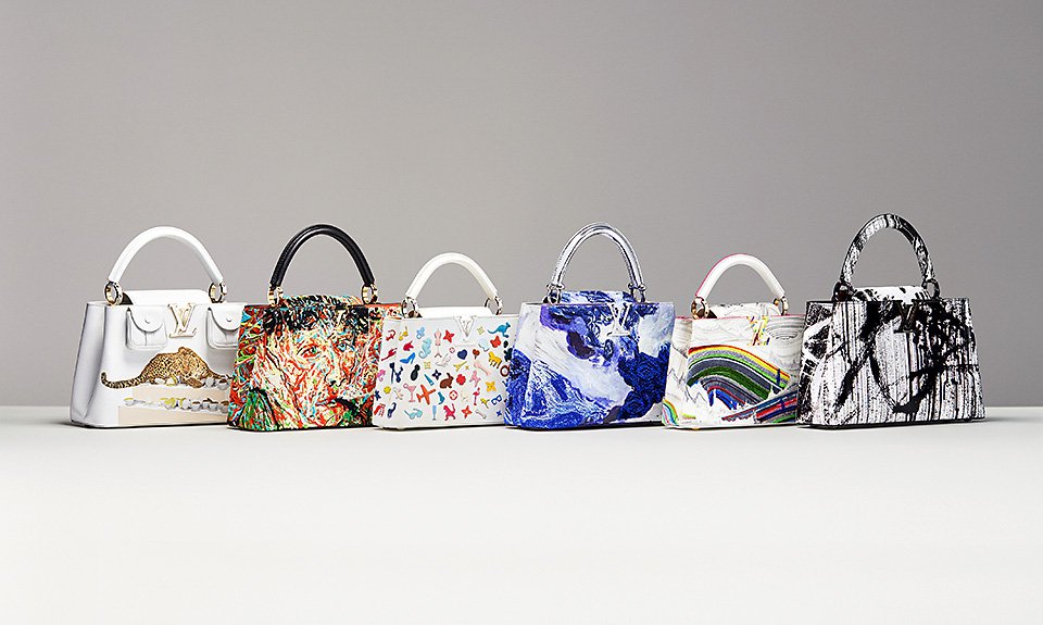 Художники переосмыслили знаменитую модель сумки Capucines. Фото: Louis Vuitton