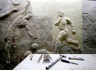 Барельефы Сергея Меркурова остались на «Динамо»