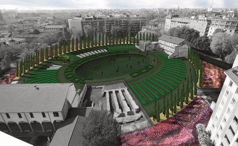 Милан возрождает собственный Колизей с помощью ландшафтного дизайна