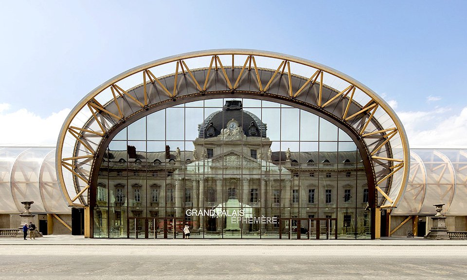 Большой дворец, Гран-пале, пока закрыт на реконструкцию, но должен вновь открыться накануне летней Олимпиады в 2024 г. Фото: Courtesy of Grand Palais