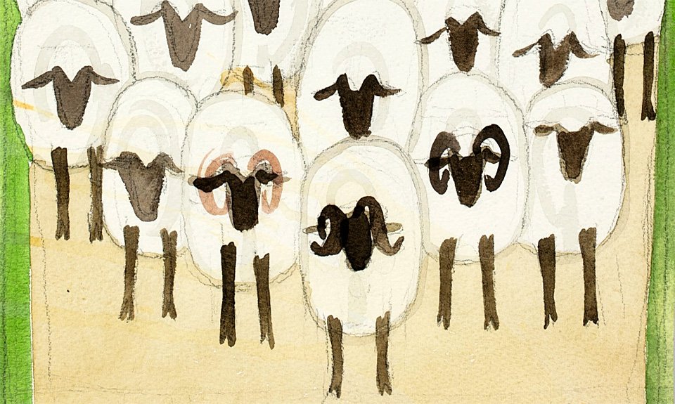 Франсуа-Ксавье Лаланн. «Стадо овец». Около 1990. Фото: Sotheby’s