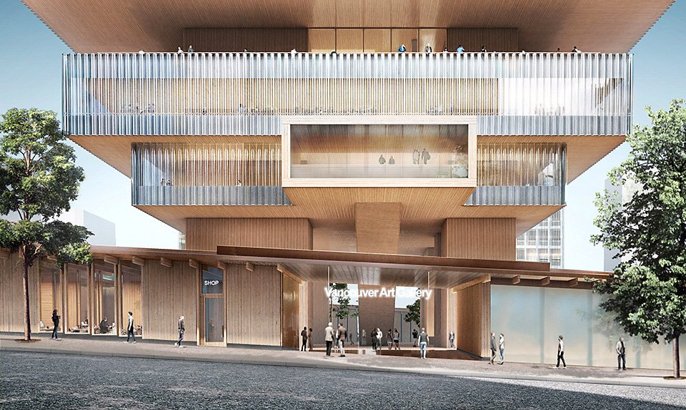 Проект нового здания Художественной галереи Ванкувера. Рендер: Herzog & de Meuron