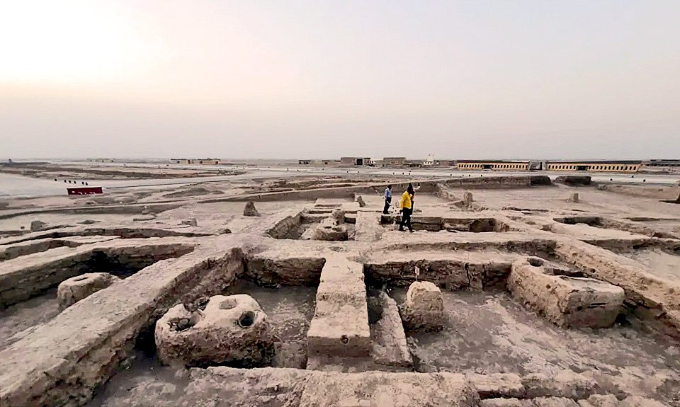 Древнее парфянское поселение, обнаруженное археологической экспедицией в Аль-Сувейре. Фото: Courtesy of Iraq's State Board of Antiquities and Heritage