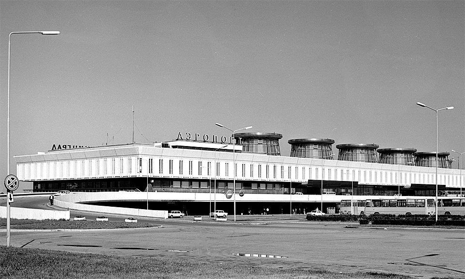 Аэровокзал «Пулково». 1972. Фото: В.Рождественский/Музей архитектуры им. А.В.Щусева