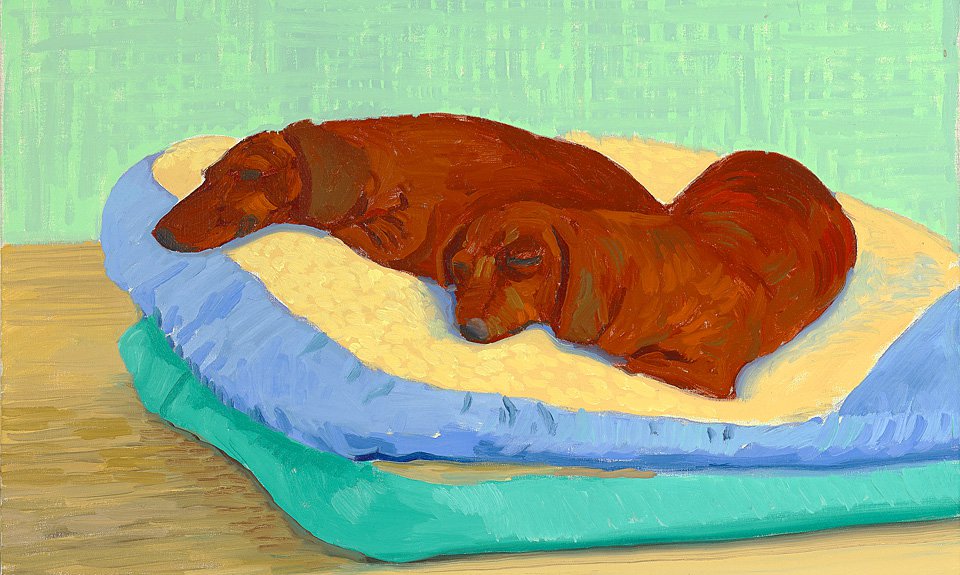Дэвид Хокни. «Dog Painting 19». 1995. Фото: Richard Schmidt Collection/The David Hockney Foundation
