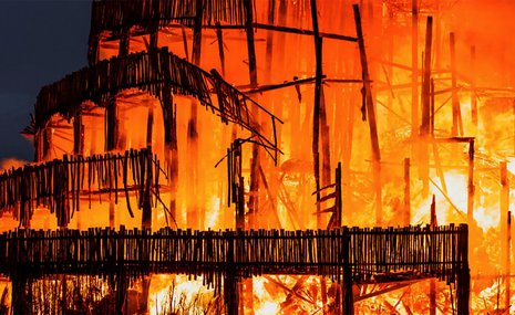 В Никола-Ленивце сожгут «Четвертую стену»