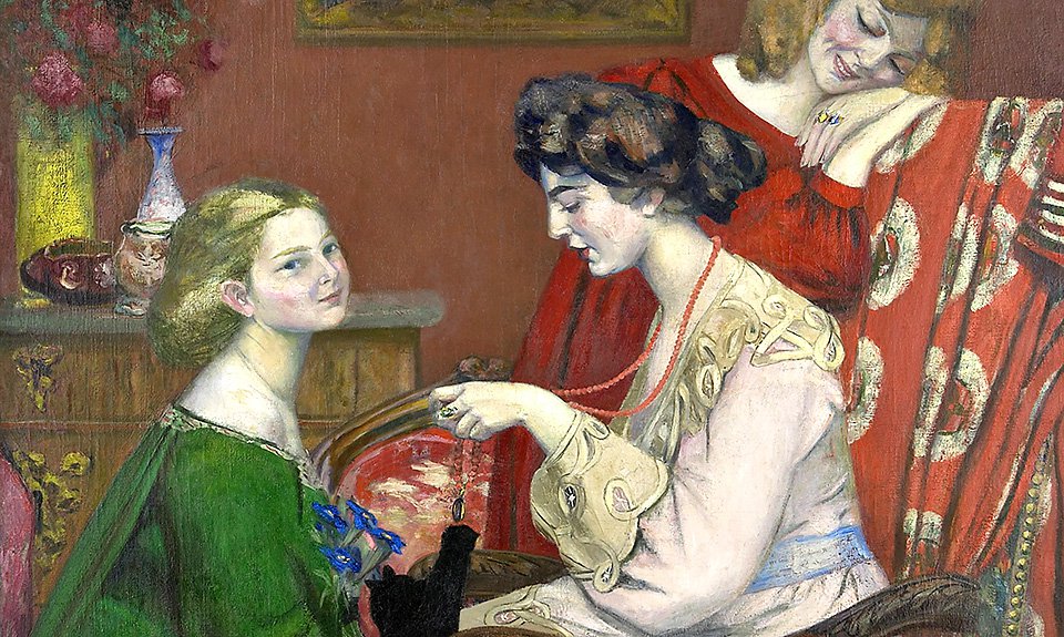 Жаклин Марваль. «Кокетки». 1903. Предоставлено комитетом Жаклин Марваль, Париж. Фото: ГМИИ им. А.С.Пушкина