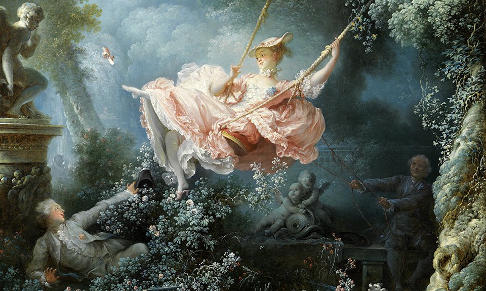 Жан Оноре Фрагонар. «Качели». Около 1767–1768. Фрагмент. После реставрации. Фото: The Wallace Collection