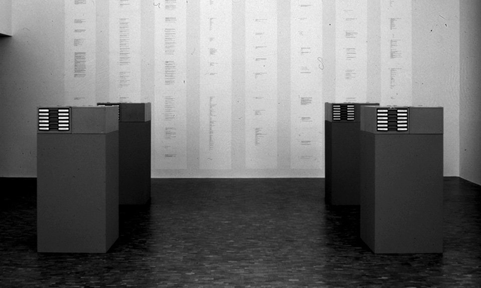 Инсталляция Индекс 01, созданная в 1972 году группой Art & Language. В ее состав входил тогда и Терри Смит. Фото: Частное собрание