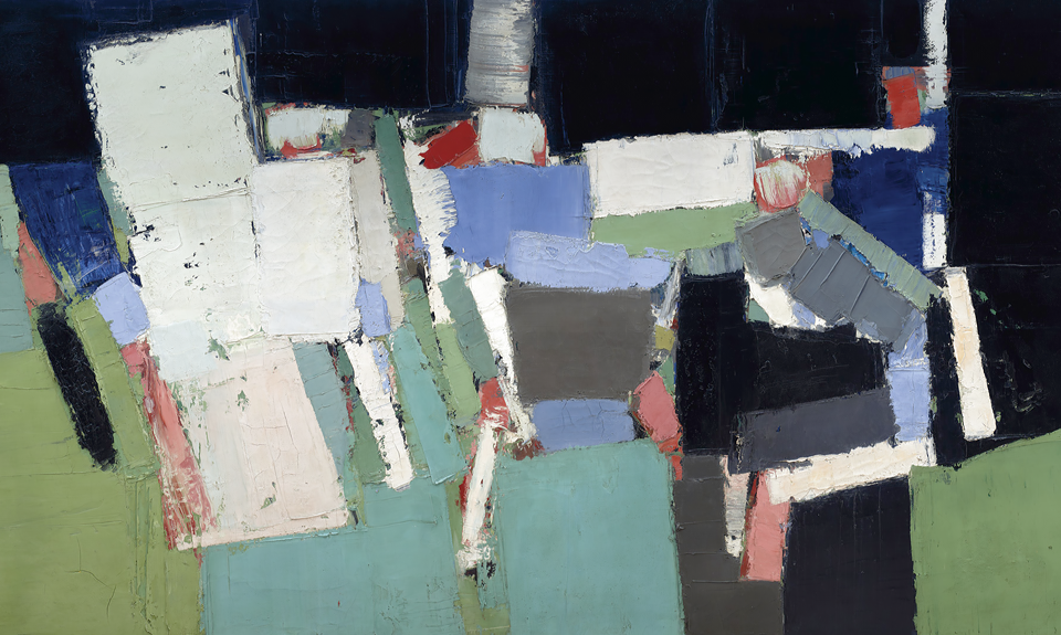 Николя де Сталь. «Парк де Пренс». 1952.  Фото: DAGP, Paris/Christie’s/Nicolas de Staël  at Musée d’Art Moderne, Paris.