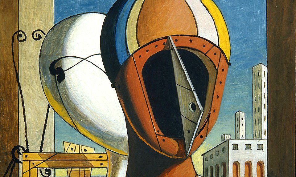 Джорджо де Кирико. «Орест и Пилад». Вариант. 1973. Фрагмент. Фото: Casa Museo Giorgio De Chirico