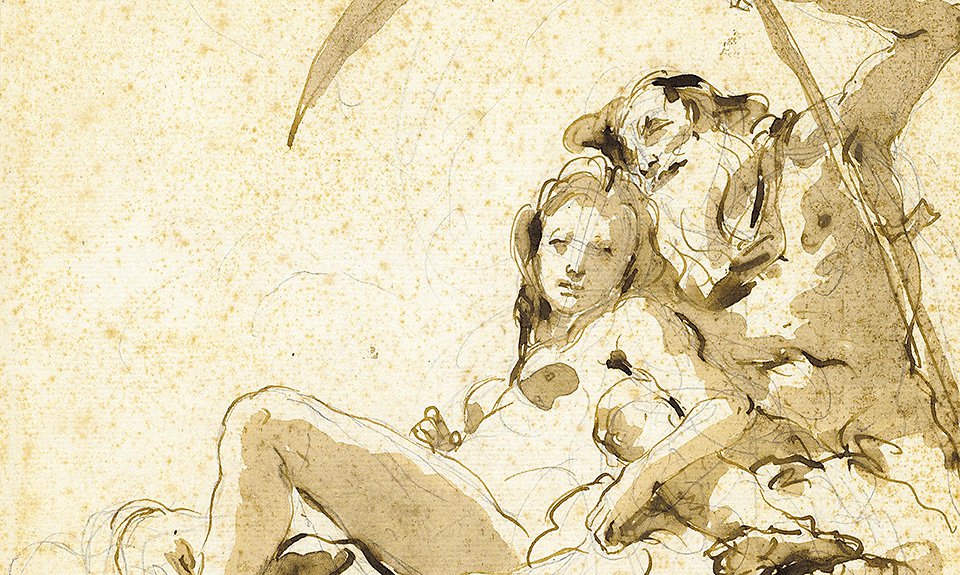 Джованни Баттиста Тьеполо. «Время, обнажающее истину». 1740-е годы. Из собрания издателя The Art Newspaper Инны Баженовой. Фото: Музей-заповедник «Царицыно»