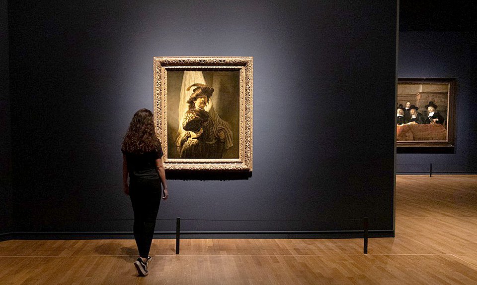 «Знаменосец» в экспозиции Рейксмузеума. Фото: Rijksmuseum