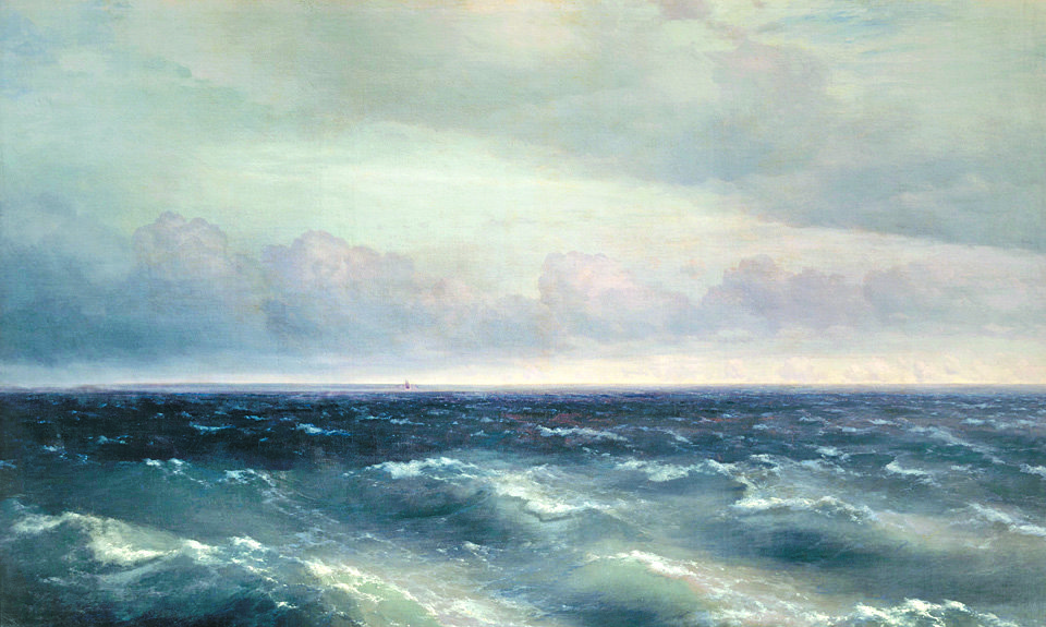 Иван Айвазовский с картиной «Черное море» (1881) стал одним из героев книги Зельфиры Трегуловой. Фото: Государственная Третьяковская галерея