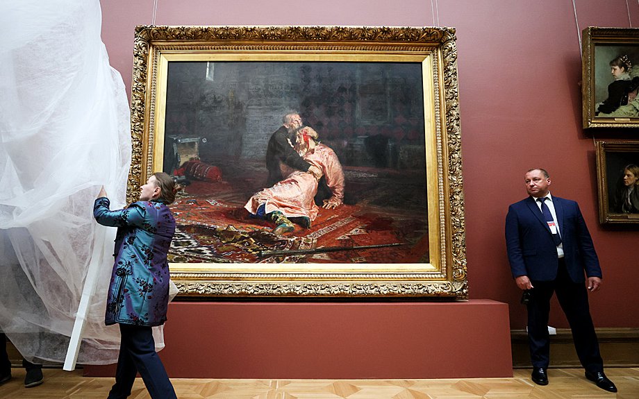 Реставрация шедевра Репина в Третьяковской галерее завершена