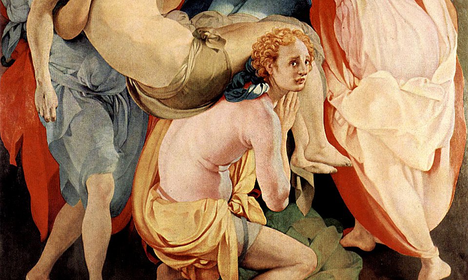 Якопо Понтормо. «Снятие с Креста». 1525–1528. Фрагмент. Фото: Wikipedia Commons