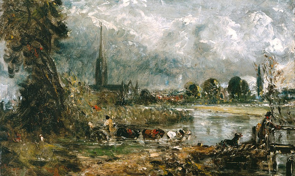 Джон Констебл. «Солсберийский собор с лугов». 1831. Фото: Tate