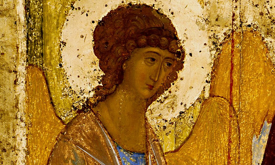 Андрей Рублев. «Святая Троица». 1422–1427. Фрагмент. Фото: Google Art Project