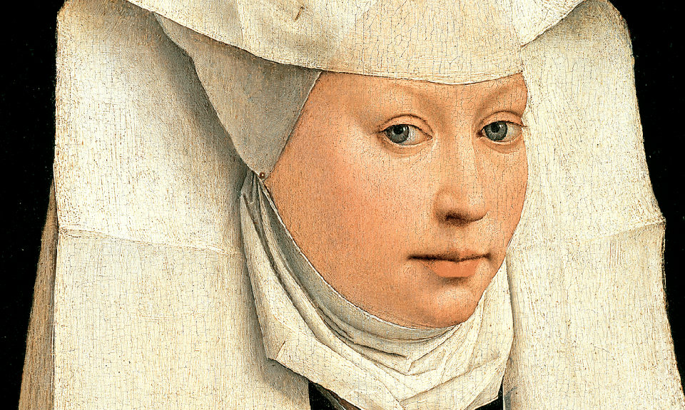 Рогир ван дер Вейден.  «Портрет женщины в шляпке с крылышками». Фрагмент. Фото: Wikimedia Commons