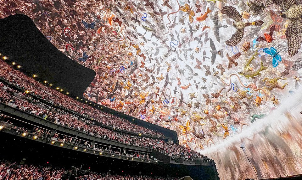 Эс Девлин для группы U2. Шоу Nevada Ark в MSG Sphere. Лас-Вегас, Невада, 2023. Фото: Amiee Stubbs/imageSPACE via ZUMA Press Wire