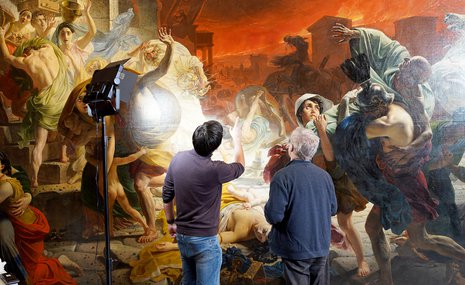 Новый день Помпеи: началась реставрация главного шедевра Брюллова