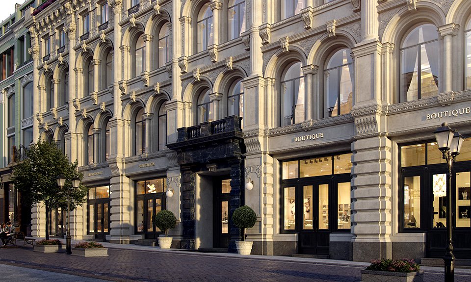 Фасад клубного дома Kuznetsky Most 12 by Lalique. Фото: KR Properties