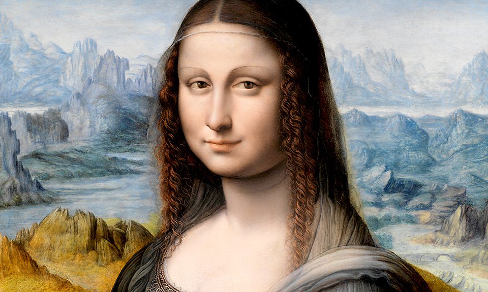 Копия «Моны Лизы», находящаяся в Прадо. Фрагмент. Фото: Museo Nacional del Prado